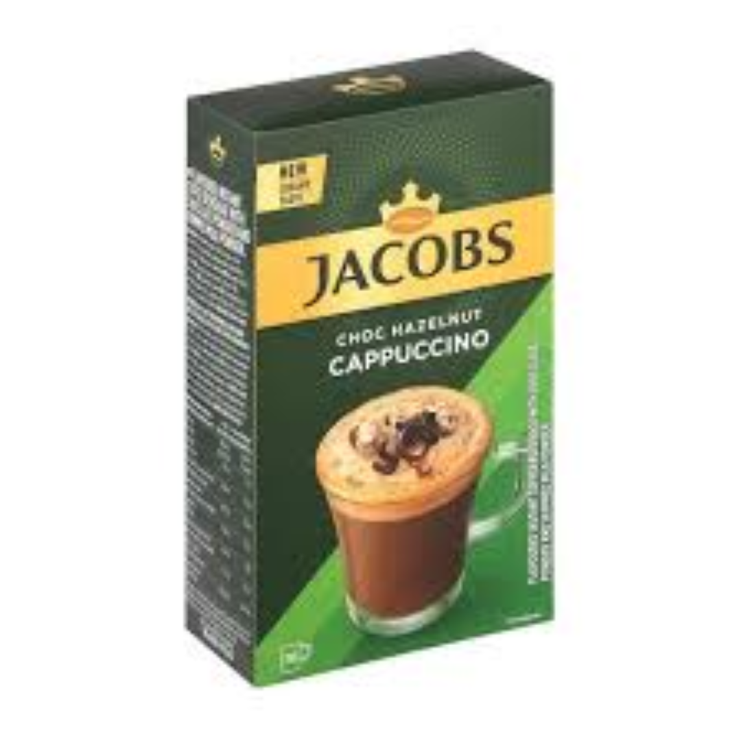 JACOBS INST COFFEE CAPPUCCINO CHOC HAZEL 10X16.5G